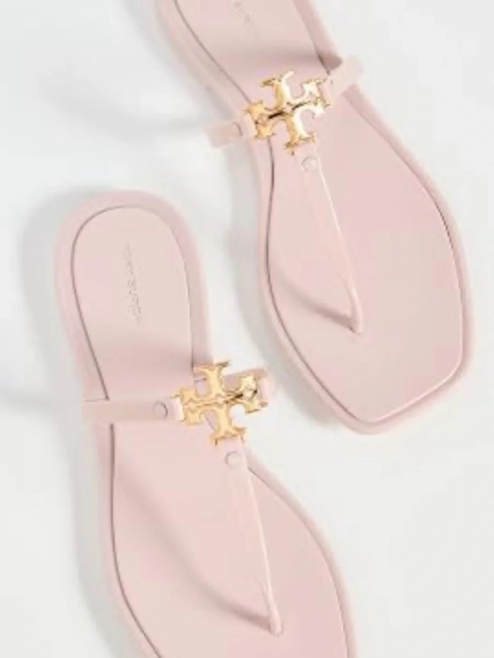 Tory Burch Roxanne Jelly Sandals in Meadowsweet/Gold color size 10